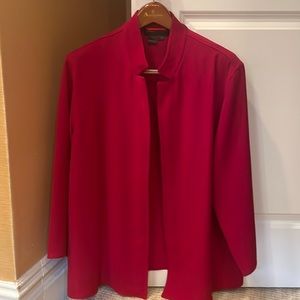 Elegant Red Women's Blazer